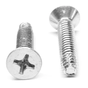 1/4"-20 x 3" (FT) Coarse Thread TCS Phil Flat Hd Type F Zinc Plated - Picture 1 of 1