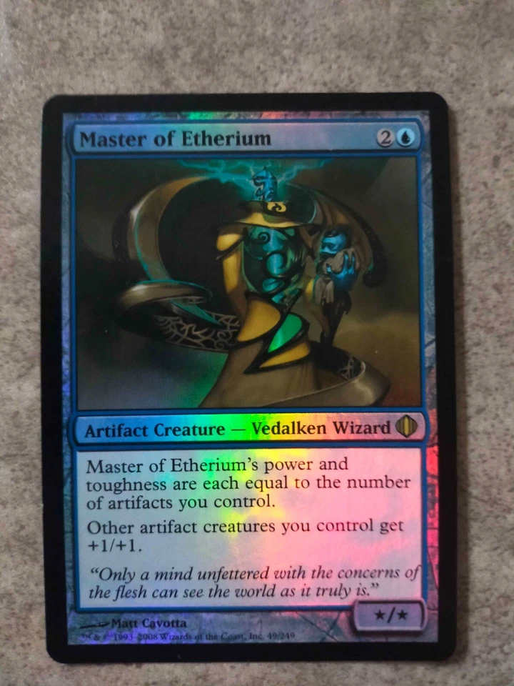MTG Magic the Gathering - Master of Etherium FOIL - Shards of Alara - Image 1 of 1