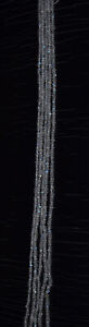 Rainbow Moonstone Gemstone 12.5" 1 Line Loose Strand Rondelle Faceted 3 mm Beads
