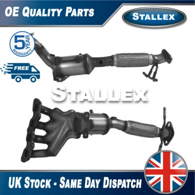 Fits Ford Focus C-Max 1.4 1.6 Catalytic Converter Euro 4 Front Stallex 1891538 - Image 1 of 4