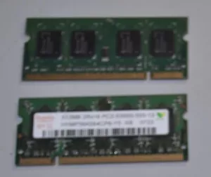 LAPTOP MEMORY VARIOUS BRANDS 512MB 2Rx16 PC2-6400S MATCHED PAIR 1 GB TOTAL - Picture 1 of 1