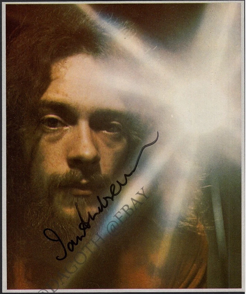 JETHRO TULL - Aqualung IAN ANDERSON Thick as A Brick Locomotive Autograph SIGNED - Image 1 of 1