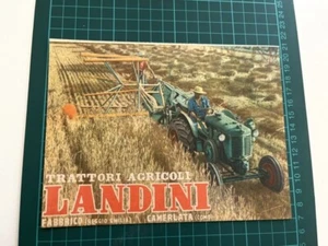 pubblicità vintage trattore landini originale advertising anni 50 - Foto 1 di 1