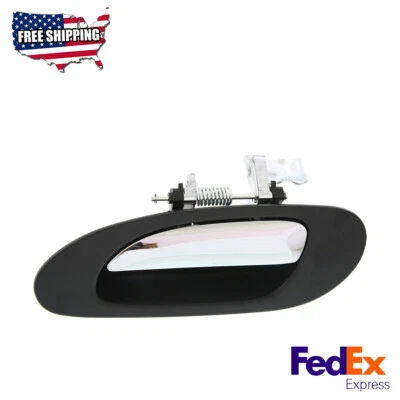 Хромированная задняя ручка внешней двери со стороны водителя подходит для Acura TL 1999-2003 годов выпуска с основанием типа S - Изображение 1 из 4