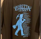 Vintage Y2k Loretta Lynn 2008 Tour Coal Miners Daughter Country Music 2Xl Shirt
