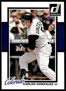2014 Donruss #101 Carlos Gonzalez - Picture 1 of 2
