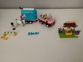 LEGO FRIENDS: Emma's Horse Trailer (3186) Used; Complete Set; Instructions