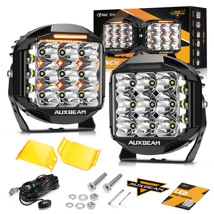 AUXBEAM 7" LED Work Light Bar Pods Spot Flood Car Fog Lamp Offroad Driving Lamp - Picture 1 of 12