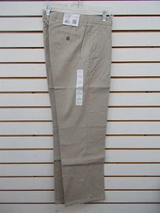 Jungen IZOD $ 32 Uniform/Freizeit khaki vorne flach Hose Größe 10 Husky - Bild 1 von 3