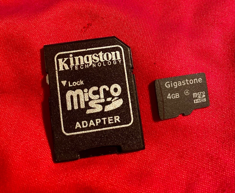 Gigastone 4GB Micro SDHC Class 4 Memory Card w/Kingston Adapter - Image 1 of 1