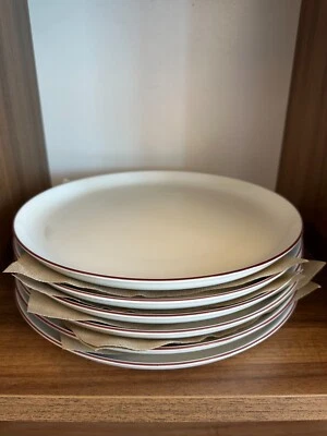Seltmann Weiden Lido Bordeauxrot Rot Speiseteller rund 26 cm 6 Stück - Bild 1 von 2