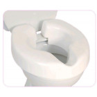 NRS Healthcare F25145 Novelle Portable Clip-On Raised Toilet Seat white plastic