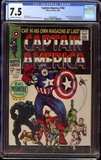 Captain America # 100 CGC 7.5 OW/W (Marvel, 1968) Classic Kirby Cover, 1st issue