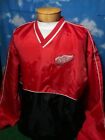 Detroit Red Wings Pullover Jacket Windbreaker  XL NHL G-III Insulated black C1