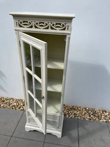 French shabby chic vintage furniture display cabinet - Picture 1 of 6