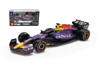 Modellino Max Verstappen Red Bull RB19 Las Vegas 2023 Scala 1/43 Burago - Immagine 1 di 2