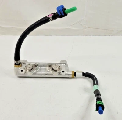 POLARIS PATRIOT SNOWMOBILE FUEL RAIL, 840T, W/ DAMP 2522824 OEM GENUINE - Image 1 of 4