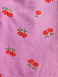 NWT Hanna Andersson FLORAL DUET ON PINK TULIPS Leggings 120 6 7 NEW! - Picture 1 of 5