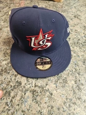 Gorra ajustada clásica de béisbol mundial del CMB EE. UU. 7-1/4 (57,7 cm) New Era 59FIFTY  Foto 1 de 4