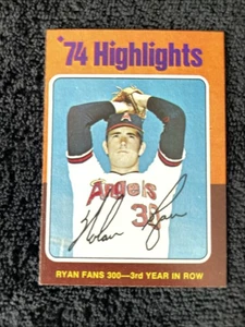 1975 Topps Mini ‘74 Highlights Nolan Ryan #5 *Set Break* - Picture 1 of 2