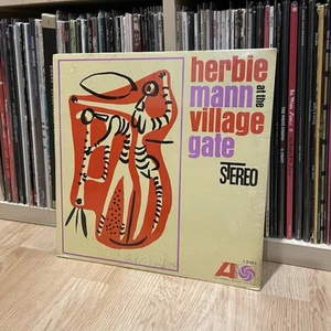 HERBIE MANN - AT THE VILLAGE GATE - Sealed 1966 Vinyl LP Atlantic Reissue Jazz - Picture 1 of 6