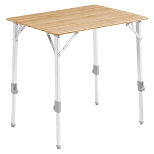 MESA CUSTER OUTWELL PEQUEÑA MESA DE CAMPING PREMIUM COMPACTA PLEGABLE TAPA DE BAMBÚ - Imagen 1 de 6