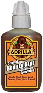 Gorilla Glue, Waterproof Polyurethane Glue, 2 Ounce Bottle, Brown, 1EA - Picture 1 of 1