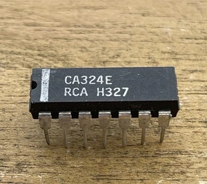 RCA CA324E - Amplificador Operacional Quad - DIP-14 - RCA Original Vintage Nuevo de Lote Antiguo NUEVO - Imagen 1 de 4