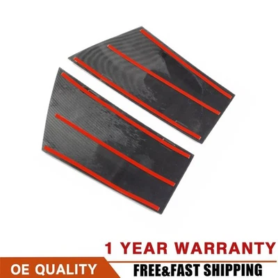 Carbon Fiber Exterior Car Window Pillar Trim Cover Set For Nissan 370Z 2009-2020 - Image 1 of 4
