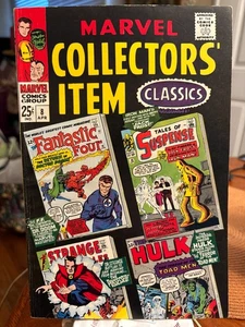 ARTÍCULO DE COLECCIONISTAS DE MARVEL CLÁSICOS #8 1967 Edad de Plata Fantastic Four Iron Man Hulk - Imagen 1 de 7