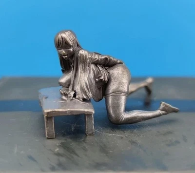 Negro Bronce Sólido Belleza Desnuda Cuerpo Modelo Muñeca Estatua Arte Artware Adorno Foto 1 de 4