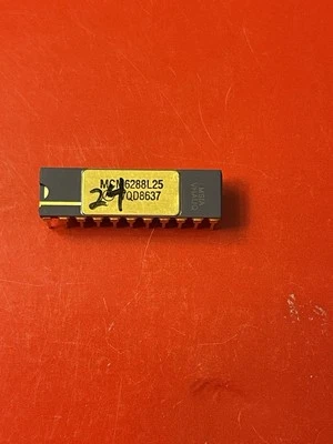 MCM6288L25 Motorola 16K X 4 Bit SRAM CMOS Gold Processor and Leads. Test Marked! - Image 1 of 4