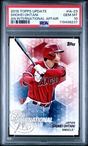 SHOHEI OHTANI 2018 TOPPS UPDATE INTERNATIONAL AFFAIR IA-23 🔥 PSA 10 💎 GEM MINT - Picture 1 of 3
