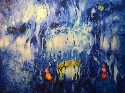 Original Cityscape Watercolor Painting by Jay Jack Jung (b. 1955) Signed | COA - Image 1 of 3