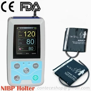 FDA Patient Monitor NIBP Holter, Digital Blood Pressure monitor,Adult 2 Cuffs - Picture 1 of 13