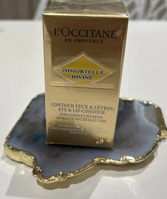 L'Occitane Immortelle Divine Eyes & Lip Contour 0.5 oz / 15ml *NEW* - Image 1 of 2