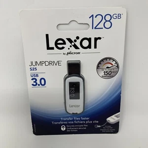 Lexar S25 128GB Jumpdrive USB 3.0 NEW Up to 150MB/sec Read - Picture 1 of 5