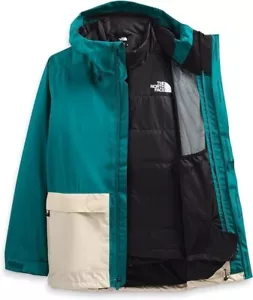 The North Face Men's Clement Triclimate 3 in 1 Jacket - Large - Blue / Black - Picture 1 of 10