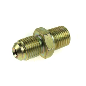 Motamec Brake Fitting Adaptor - Male M10 x1.0 to Male 1/8 NPT - Picture 1 of 3