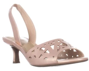 Nuevo en caja Impo Talla 10 Eloisa Champagne Rosa Rubor Oro Rosa Recorte Detalle Sandalias Tacones - Imagen 1 de 6