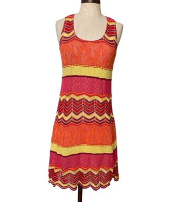 Cecilia Prado Zig Zag Mini Dress Sz L Pre Owned - Image 1 of 4