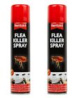 2 x Rentokil PSF200 Flea Killer Sprays