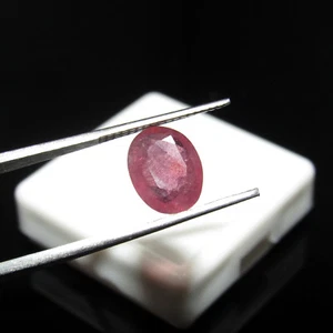 2.80Cts Certified Natural Pink Madagascar Ruby Oval Cut Loose Gemstone CH 7203 - Picture 1 of 3