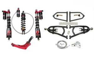 Alba +2 Long Travel A-Arms + Elka Legacy Plus Shocks Suspension Linkage Banshee - Picture 1 of 11