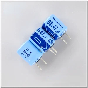 20pcs Rubycon TWMS (CEW) 47uF/63V47uF Big Size Audio capacitor 10X12.5mm 85℃ - Picture 1 of 2
