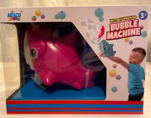 MÁQUINA DE BURBUJAS PORTÁTIL MISCO TOYS TIBURÓN ~ NUEVA - Imagen 1 de 4