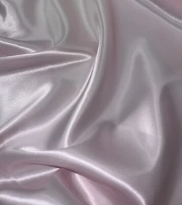 1 mtr baby pink light dress satin fabric..58”wide, bridal, decorations,dress - Picture 1 of 6