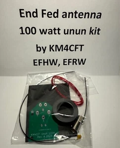 Końcowy fed Half-Wave EFHW 100 WATT Antena odłączająca Zestaw EFRW Koniec Fed Losowy KM4CFT - Zdjęcie 1 z 5