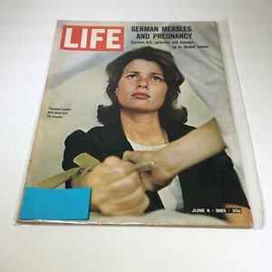 VTG Life Magazine June 4 1965 - German Measles & Pregnancy Gets Blood Test - Picture 1 of 1
