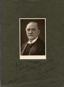 Foerster, Josef Bohuslav. (1859-1951): Portrait Photograph Inscribed COMPOSER - Picture 1 of 3